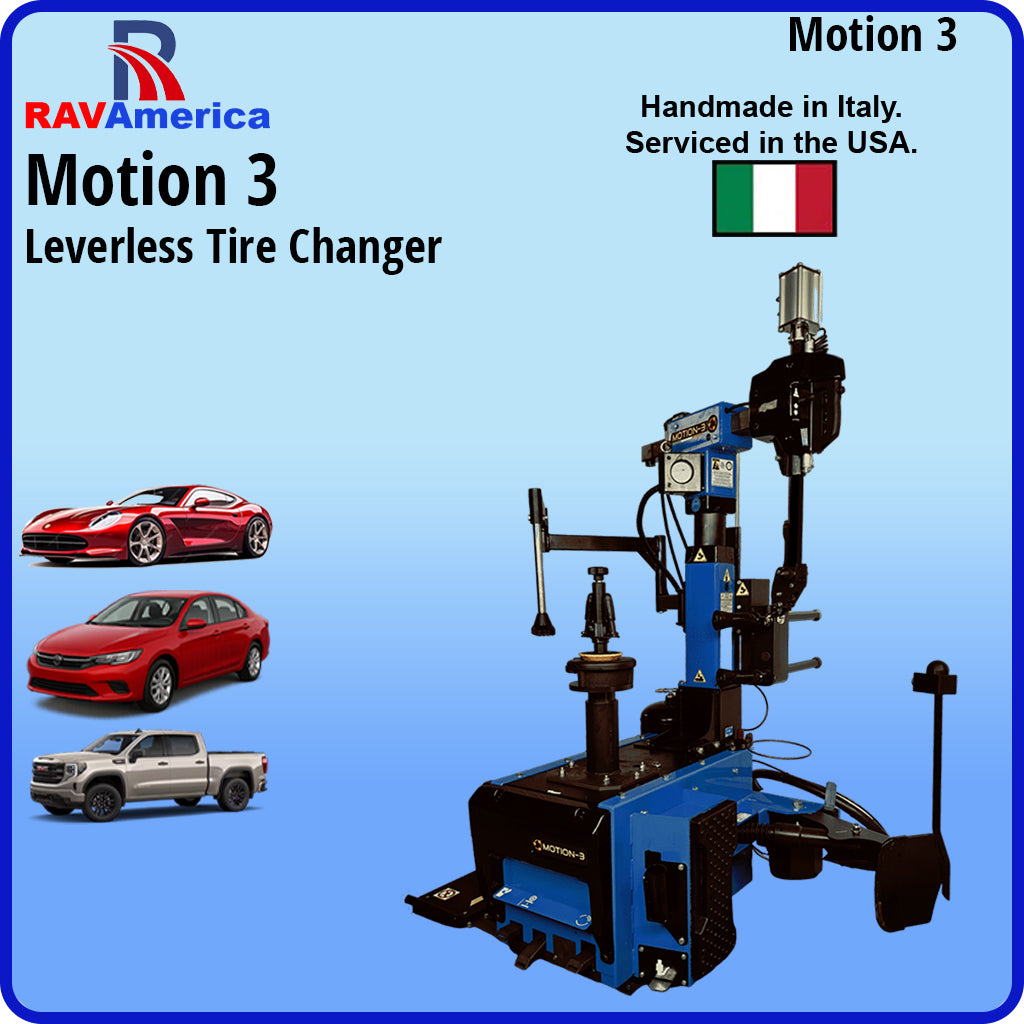 MOTION 3 Leverless Automatic Tire Changer