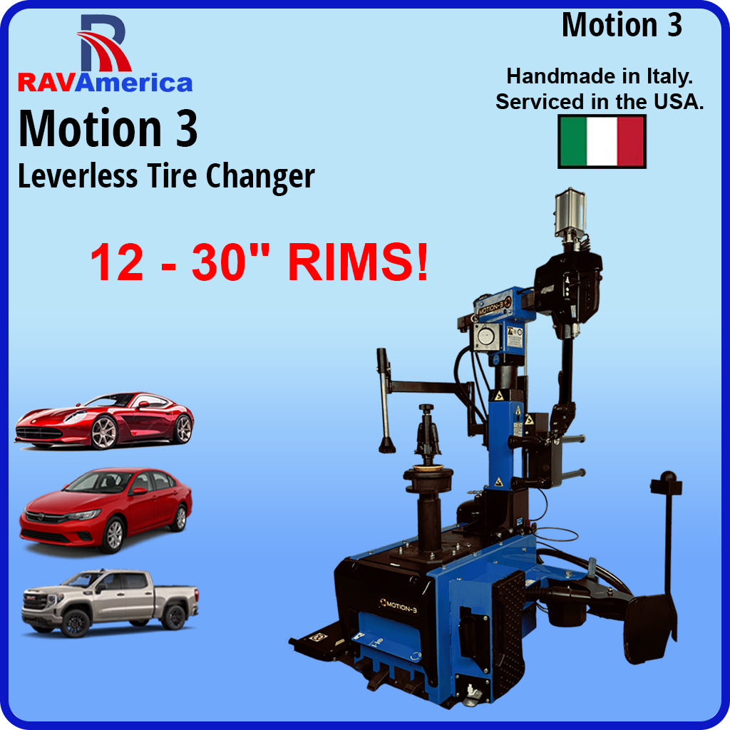 MOTION 3 Leverless Automatic Tire Changer