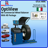 TOTALDRIVE GTL4.140RC OptiView HD Commercial Wheel Balancer HD Package