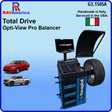 Ravaglioni Total Drive Opti-View Pro Balancer with RavAmerica branding on a blue background