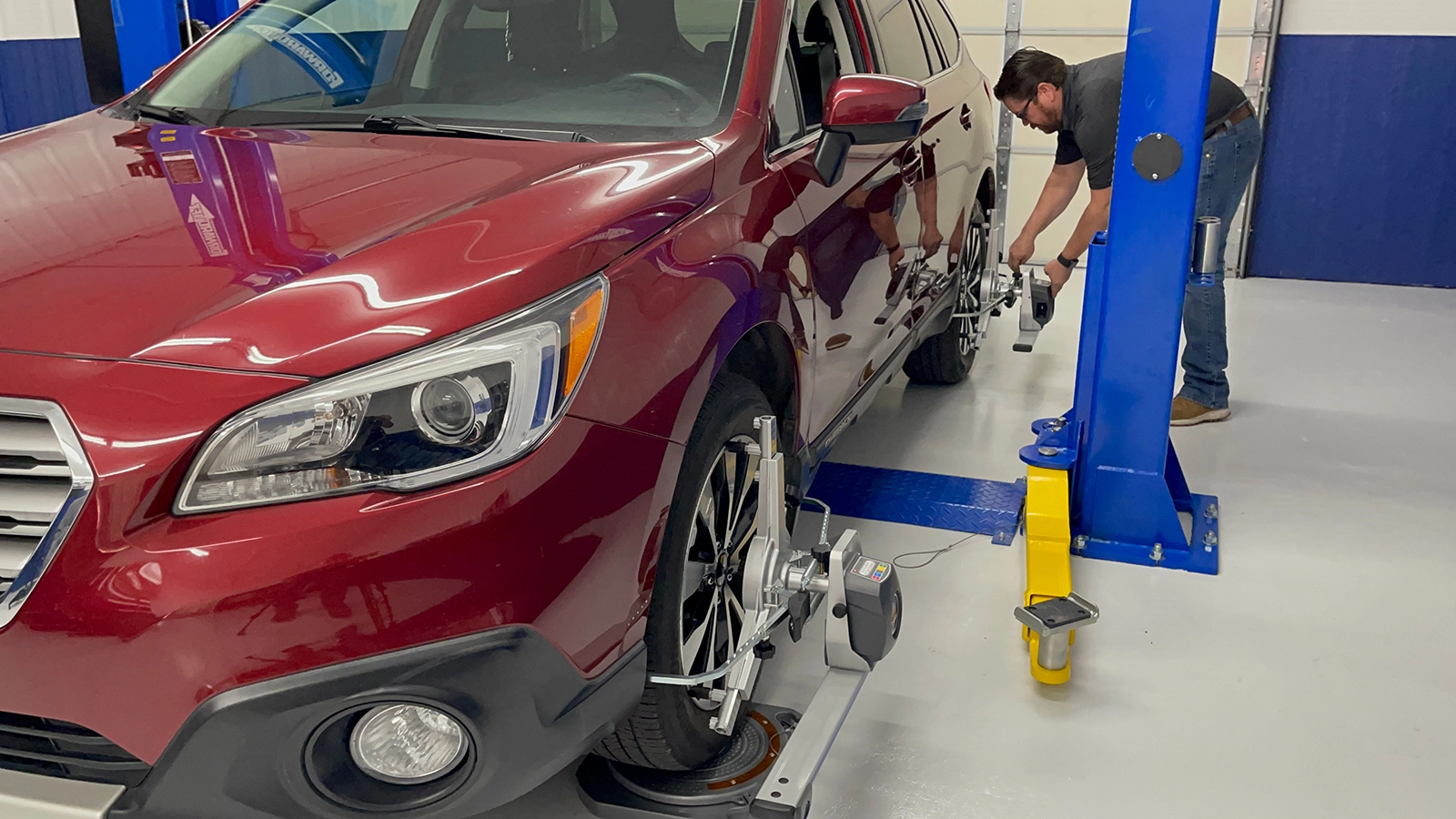 RAV TD 2.0 Gold Level Package 2 Post Wheel Aligner 14 #1-Set-up