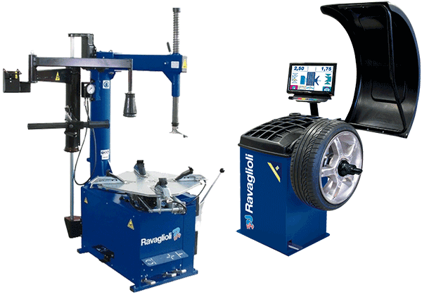 Tire Changers and Wheel Balancers
